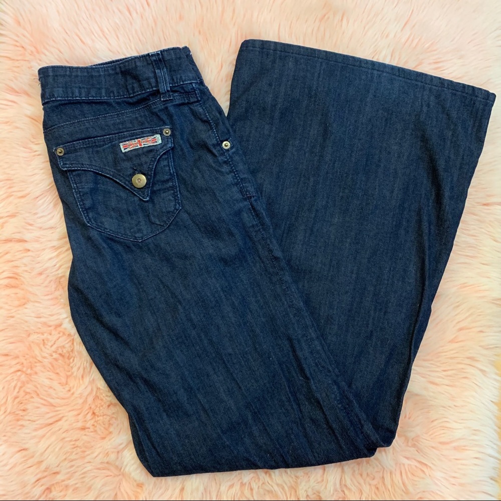 Hudson wide leg jeans